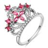 Factory Straight Colorful Crown Ring Women'S Personalized Original Ring, Jewelry Goods