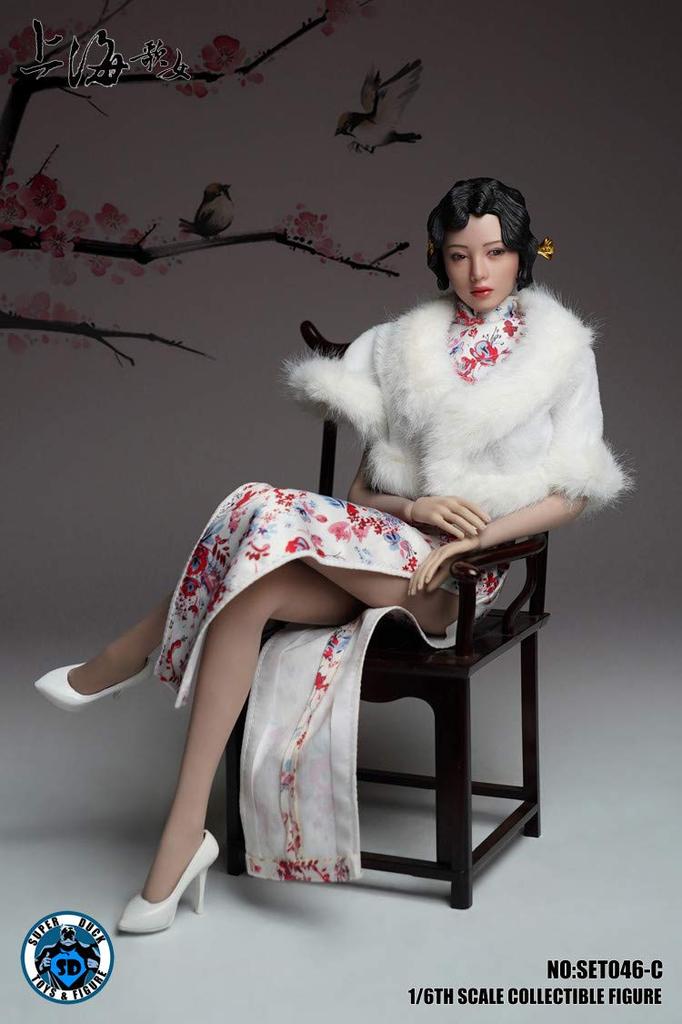Scale Action Figure SUPER DUCKS COSPLAY Shanghai Diva Night Shanghai Beauty Head and China Dress Clothes Set Not [TOYBARJAPAN] 1/6 SET046-C (Body