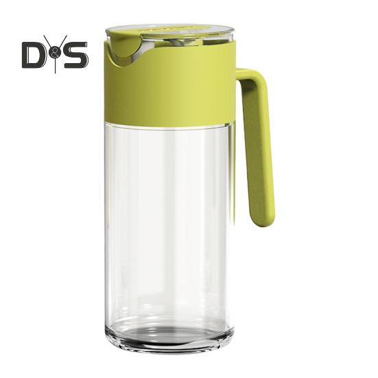 Масляный горшок с ручкой, большая емкость, пищевой класс, не содержит BPA, автоматическое открытие/закрытие, прозрачная бутылка-дозатор оливкового масла