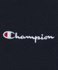 Champion Свитшот с круглым вырезом и маленьким лого-надписью Обычный темно-синий