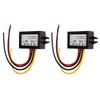 2pcs Car Buck Converter 24V To 12V 18‑36V To 12V 5A 60W Waterproof Automotive Power Converter Module