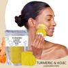 Turmeric Cleansing Pad Turmeric Foam Cleanser for Deep Nourishment Gentle Turmeric Face Wash Exfoliating Pads Hydrating Skin Care Kit