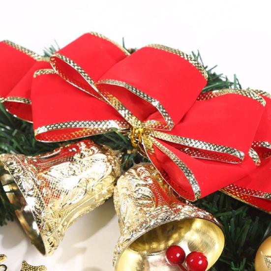 Венок Хорошая Нежная Текстура Портативный Рождественский Венок Подвесной Цветочный Венок Рождественское Украшение Венок для Дома