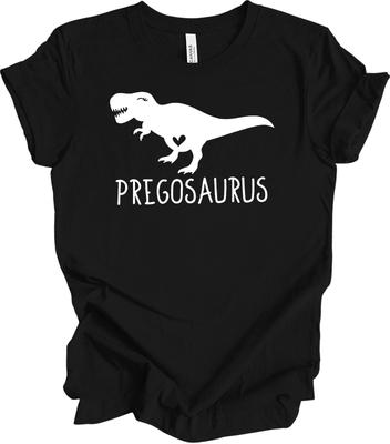 Футболка Pregosaurus - Милая футболка с динозавром для объявления о беременности