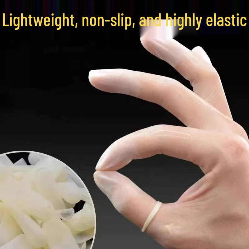 Матовые нескользящие прозрачные напальчники для маникюра и использования с сенсорными экранами