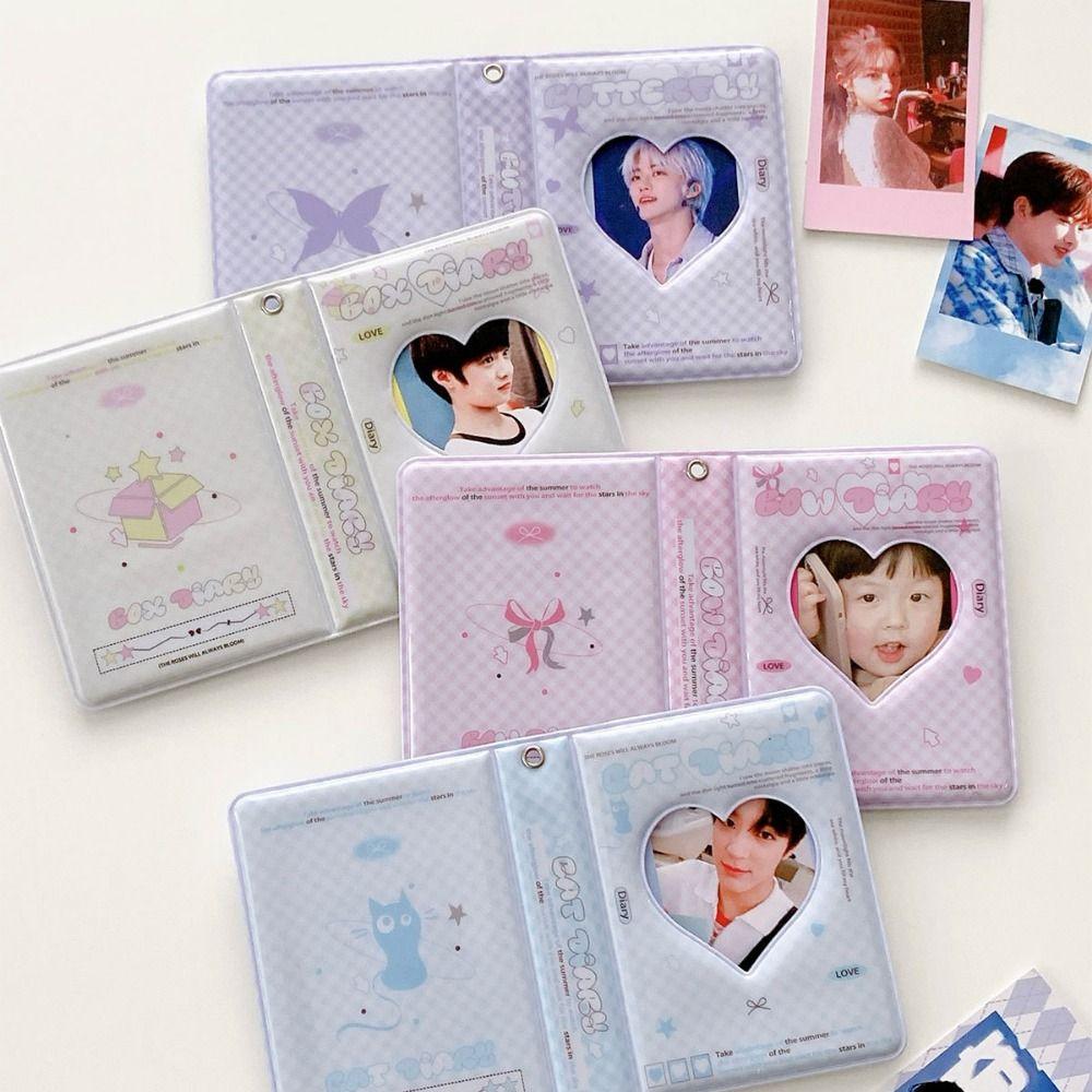 Cute Mini Card Album Cartoon Storage Album Pendant 3-inch Star-chasing Photo Album Birthday Gift