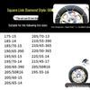 Stainless Steel Anti-Skid Winter Snow Chains for Car, Truck, and Van Tires