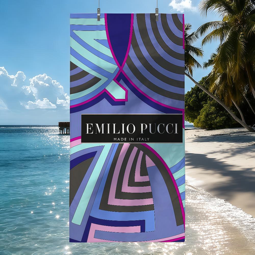 E-Emilio P-PucciS Полотенце Душ Ванна Путешествие Легкое Нежное к Коже для Бассейна Кемпинга Круиза Лето