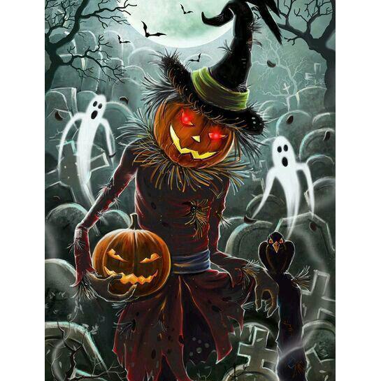 5d Алмазная картина Тыква Алмазная вышивка Животные Стразы ручной работы Домашний декор Подарок на День всех святых Рукоделие Вышивка крестом