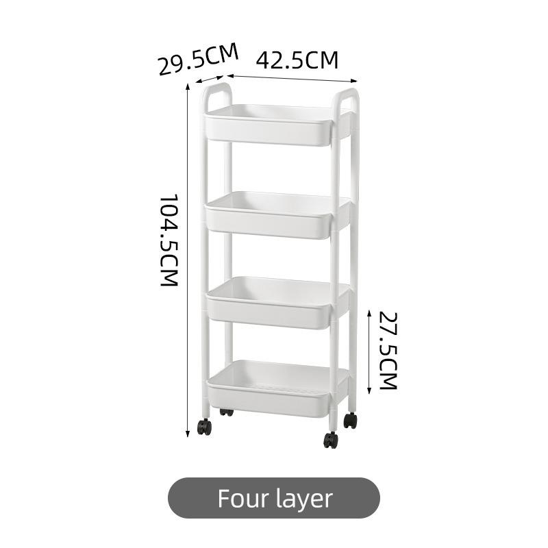 5-уровневая сверхмощная металлическая тележка на колесиках для хранения с запираемыми колесами, многофункциональные полки для хранения для кухни, гостиной, офиса,