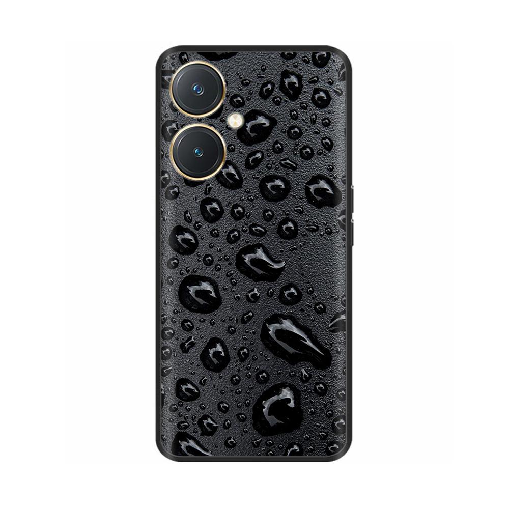 Чехол для Vivo Y27 Черный Чехол Череп Волк Силиконовый Мягкий Задние Чехлы Для Vivo Y27 5G Чехол для Телефона VivoY27 Y 27 2023 Защитный Чехол