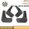 Mudguards For VW Volkswagen Polo Mk4 MK5 9N3 6C 6R 2014~2018 Fender Mud Guard Flaps Splash Flap Accessories 2016 2015 2017