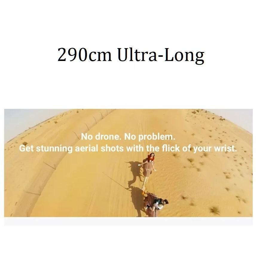 290cm 3m 150cm Carbon Fiber Invisible Extended Edition Selfie Stick For Insta360 X4 X3 ONE RS Accessories For GoPro Insta 360