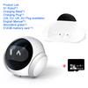 AIOOK Pet Mobile Robot Camera HD 2K 5G Wifi Camera Auto Charging Robot Indoor Camera Pet Tracking TUYA CCTV Two-way Intercom