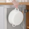 Storage Wall Hooks Kitchen Cabinet Door Back Racks Double S-Shape Hanger Hooks Free-Punch Storage Holders