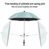Baby Stroller Umbrella with Clamp UPF 50+ Sun UV Protection Adjustable Waterproof Windproof Universal Outdoor UV Blocking Pram Parasol
