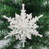12CM 3D Snowflake Christmas Tree Ornaments, In Stock