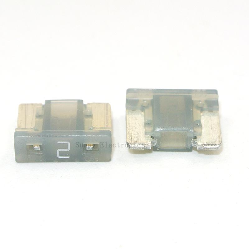 50pcs 2A 3A 5A 7.4A 10A 15A 20A 25A 30A fuses Micro Short Low profile Mini blade 15A amp APS/ATT fuse for Honda Toyota Lexus