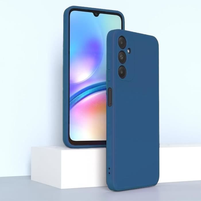 Coque de protection - Booling - pour Samsung Galaxy A15 5G - Ultra Slim - Anti-Rayures - Bleu Marine