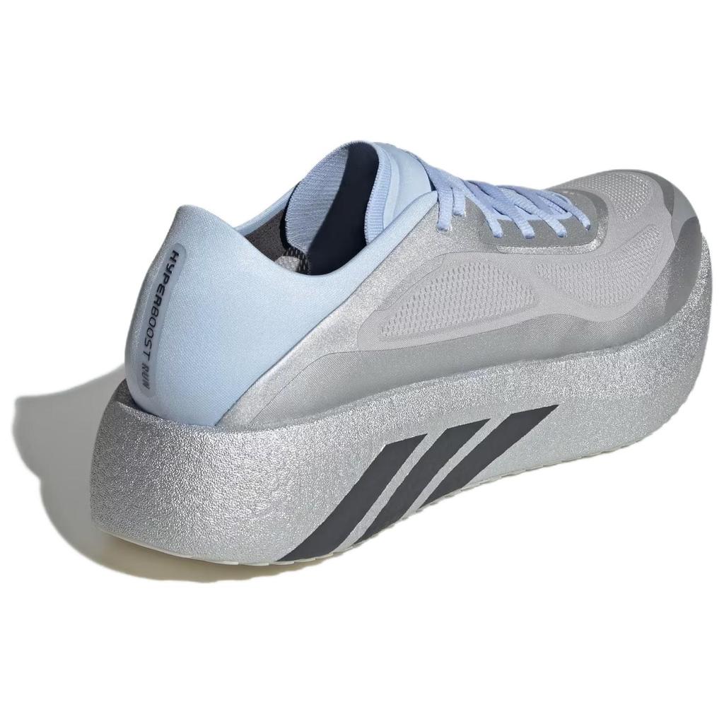 Men's Sneakers Adidas HYPERBOOST Running Shoes Men's Low-top Gray Black/Carbon Black/Blue Morning