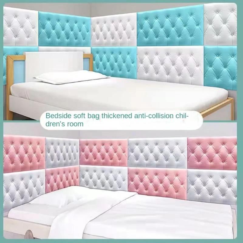 1 шт. утолщенные 3D наклейки на стену, высококачественные антистолкновительные настенные коврики, самоклеящиеся обои для детской спальни