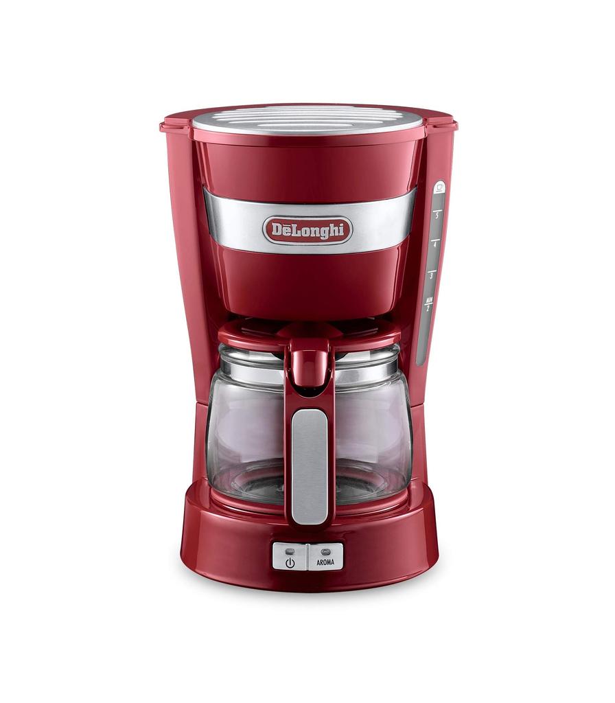 Кофеварка капельная DeLonghi Passion Red Active Series Red 5 чашек ICM14011J-R