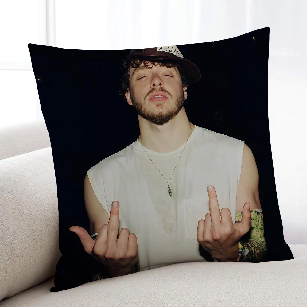 Rapper JJack Harlow Monica cushion cover Home Bedding Sofa living Room pillowcase Simple Soft Skin Cushion Cover Party Gift