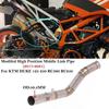 Модифицированный глушитель выхлопной трубы для мотоциклов KTM Duke & RC 125/250/390