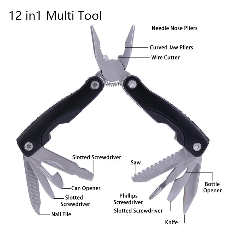 Многофункциональные плоскогубцы, инструмент для кемпинга, портативный карманный многофункциональный инструмент, плоскогубцы, охотничий нож для уличного ручного инструмента