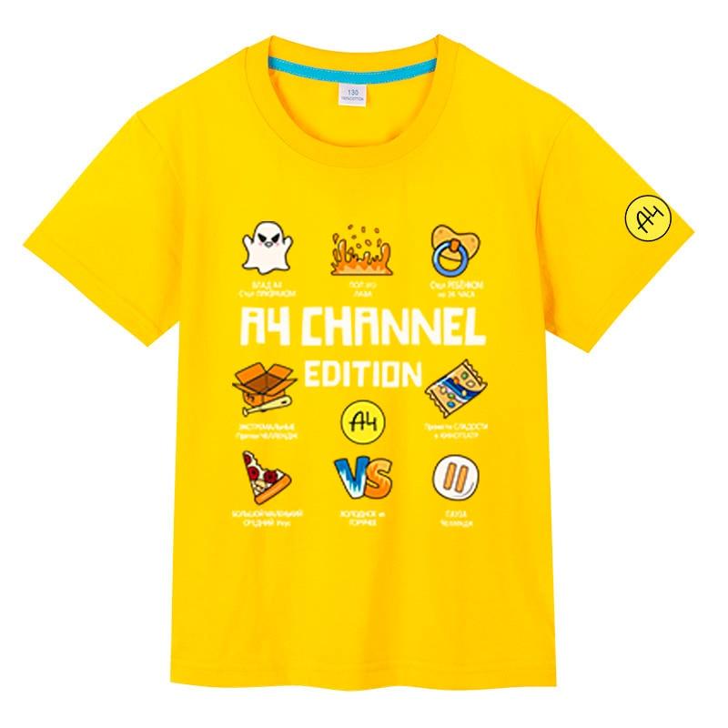 A4 Print Cartoon Merch Lamba Tshirts Summer Cotton Boy Girl Short Sleeves Tshirts Casual Kids Tees Costume Tops Cute Gift