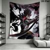 Black Clover Wall Tapestry Aesthetic Wall Hanging Printed Fabric Blanket Decorative Tapestries for Bedroom Living Room Home Decor