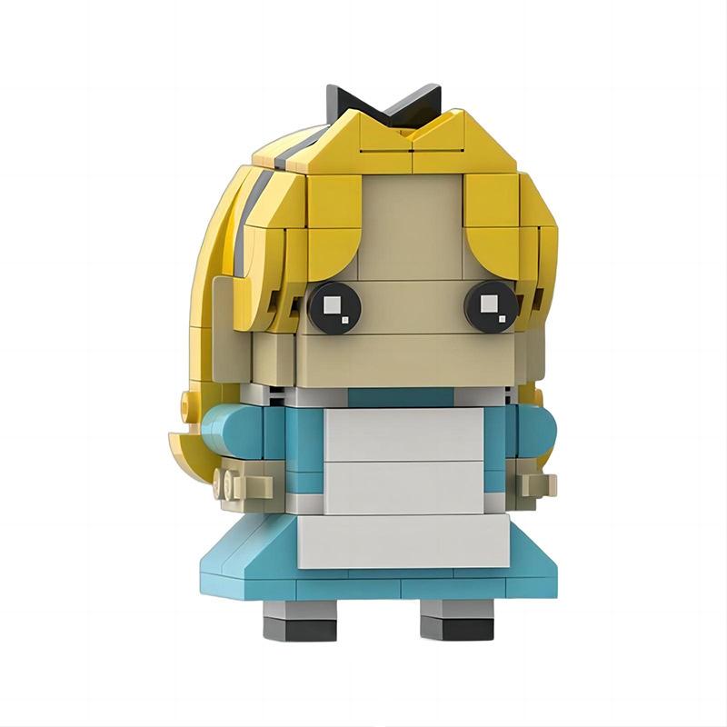 Серия «Алиса в Стране чудес» Набор для сборки из строительных блоков Brickhead для детей