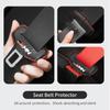 zfjpu3 For Toyota Car Seat Belt Buckle Plug Leather Car Seat Belt Clip Protective Covers GR MN Camry Prius Auris Crown Yaris Corolla