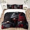 3Pcs Winter Gnome Trio Bedding Sets For All Sizes New 3D Printed Bed Cover Comforter Duvet Cover Pillowcase Bedroom Decoration