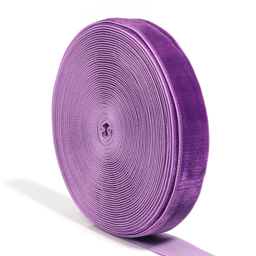 5-10yards/roll Velvet Ribbon Wine Red Color Single Face Flocking Ribbon For DIY Christmas Party Gift Bouquet Wrapping Decoration