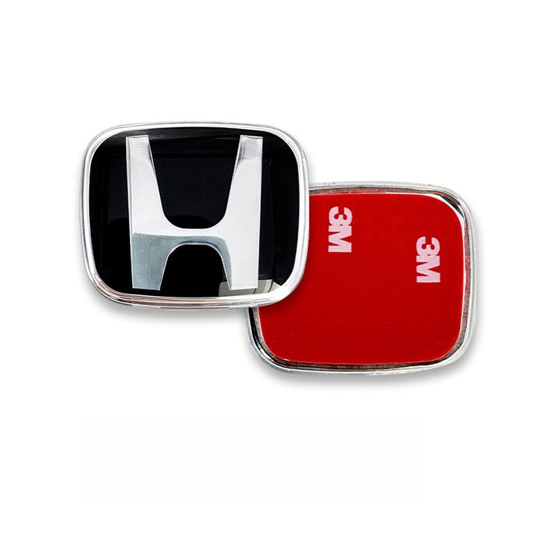 Honda Steering Wheel H Logo Sticker Red Black Interior Decal for Civic Accord City CR-V Jade Fit Odyssey Hybrid Car Accessories