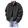 Foss Phil Men's Flight Jacket, Spring And Autumn American High Street Style, Versatile Short Baseball Coat