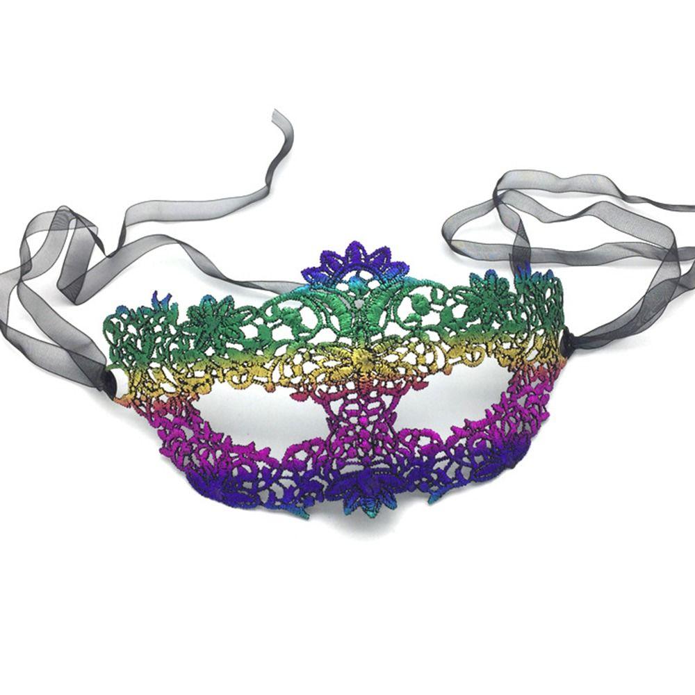 Косплей Выпускной Реквизит Маска для глаз Костюм Бронзовый Кружева Маскарад Венецианская Маска Танцевальные Маски Товары Для Вечеринок