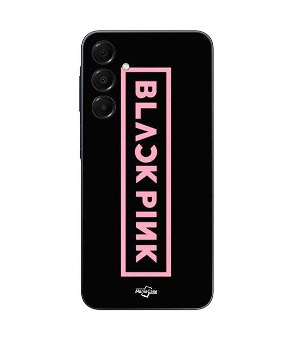 Coque Pour Samsung Galaxy A15 Blackpink VIP Tickets Blackpink logo Front noir Maniacase