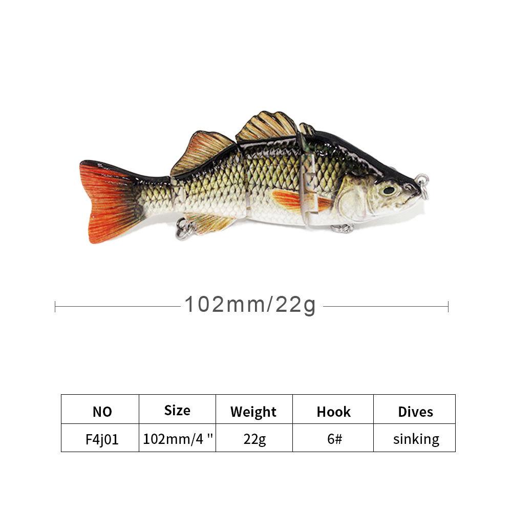 100Mm Tilapia Luya Bait Four Fishing Simulation Fake Bait Freshwater Sea Bait Hard Bait Luya Bait