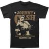 Мужская футболка Johnny Cash San Quentin Stars Slim Fit Черная