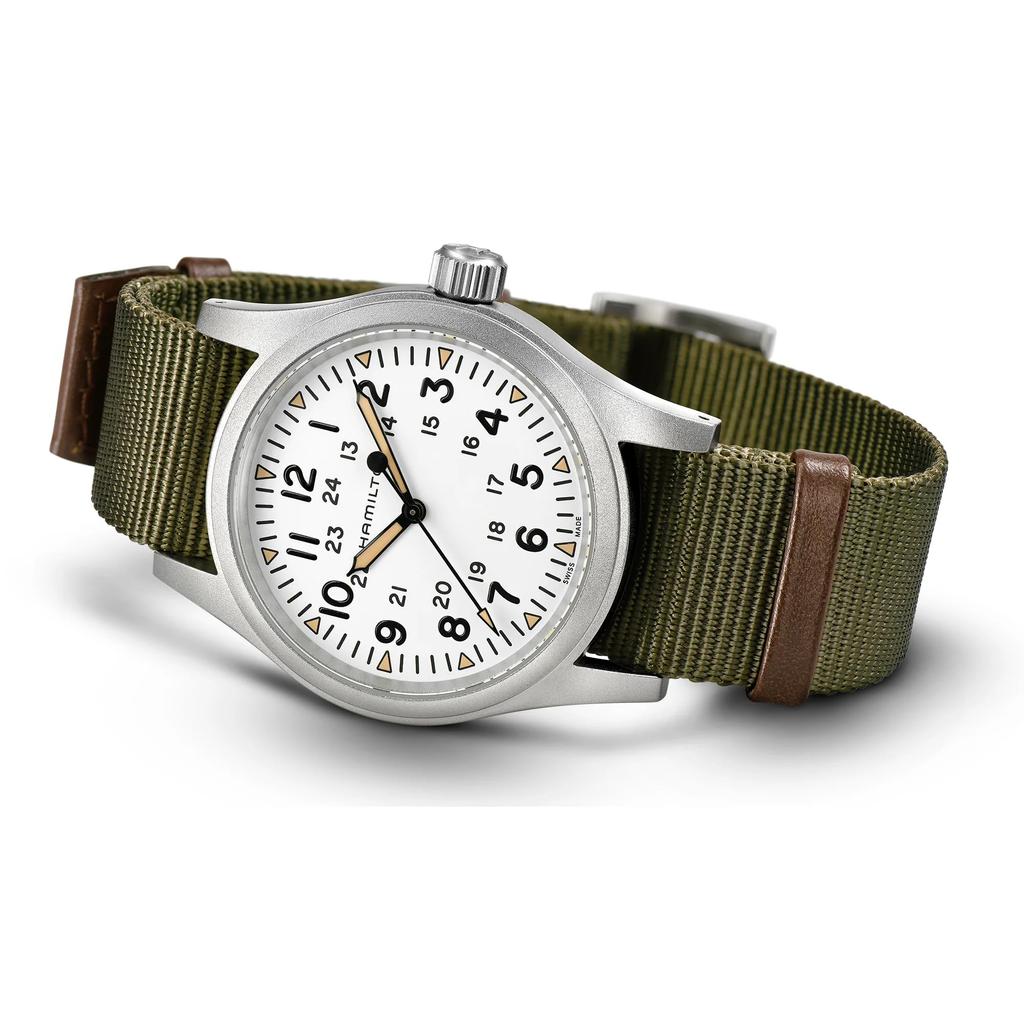 Часы HAMILTON с подлинной гарантией Khaki Field Mechanical с ручным заводом H69439411 унисекс импортные [Hamilton] [обычный продукт]