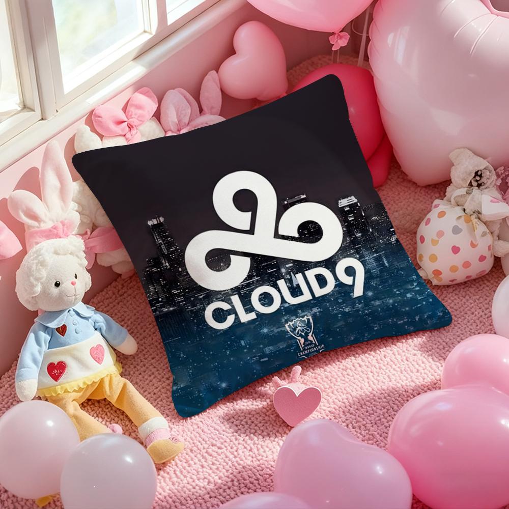 Классическая наволочка с принтом C-Cloud-9 для декора подушек на диван в гостиной и спальню