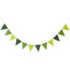 1pcs Set 16.4ft Macaron Paper Card Banner Flags For Birthday Party Triangle Banner Triangle Banner Flags Pennant Banner