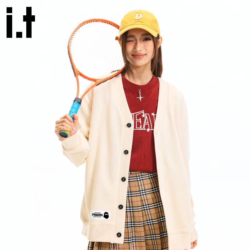 Мужской повседневный кардиган на пуговицах с V-образным вырезом fingercroxxit