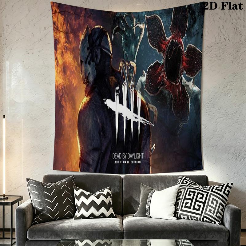 Dead Daylight 2D Flat Wall Tapestry Tapestry Background Cloth Fashion Print Wall Covering Decoration Homestay Soft Decoration Tapestry