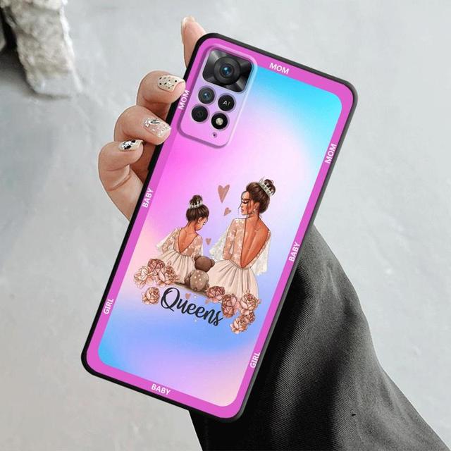 Чехол для телефона Xiaomi Redmi Note 12 11t 11s 11 10 8 Pro 9 9s 9t 8t для Mi 10 8 9a 9c 10c K40, роскошный чехол для супер мамы и девочки