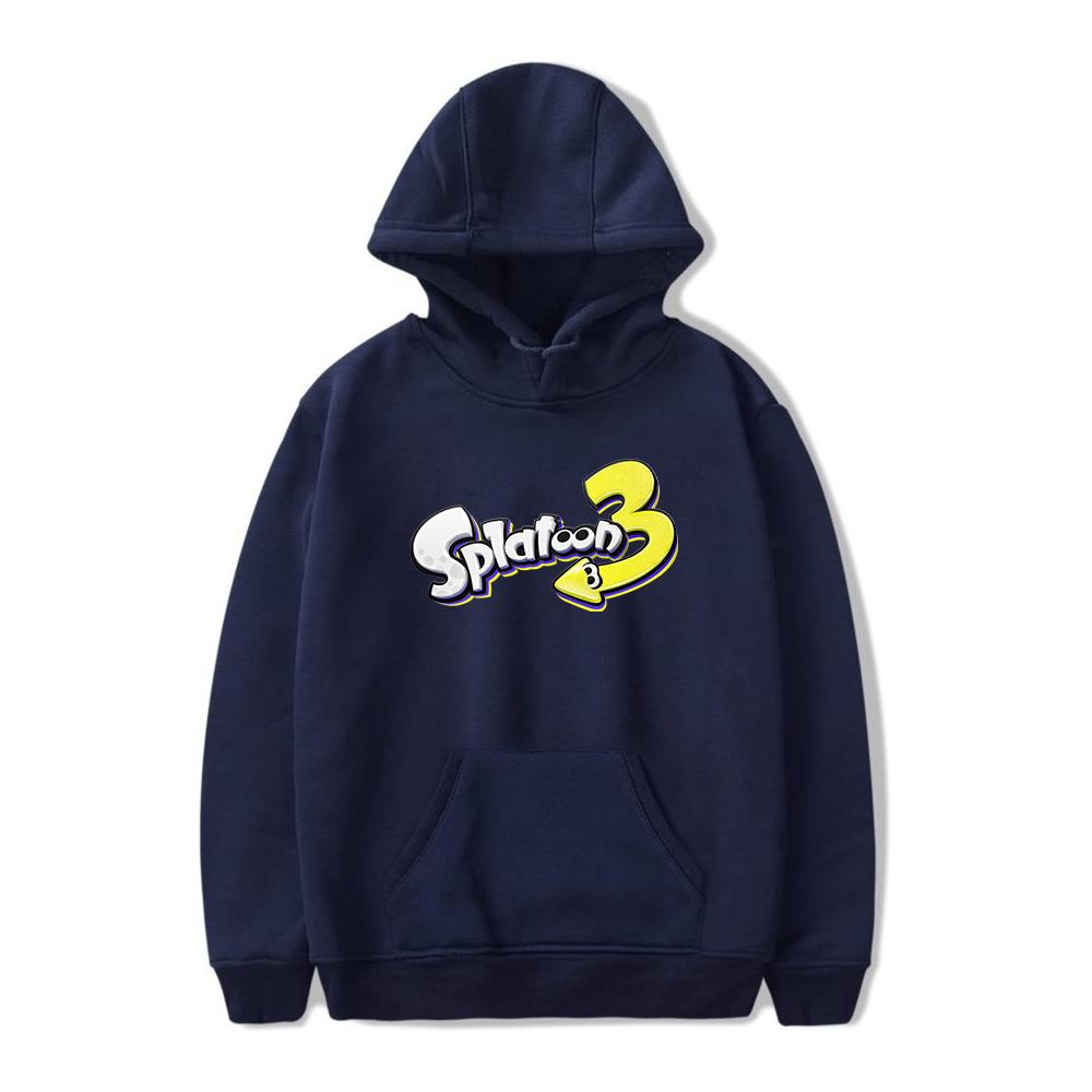 Splatoon 3 Hoodies Anime Cartoon Graffiti Shooting Game Print Streetwear Unisex Women Fashion Oversized Sweatshirts Hoodie Pullover