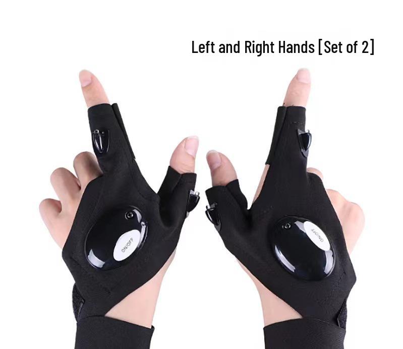 Светодиодные перчатки для рыбалки - Светящаяся лампа на палец для ночной рыбалки и ремонта