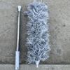 Retractable Electrostatic Feather Duster with Telescopic Pole for Household Dusting and Crevice Cleaning
